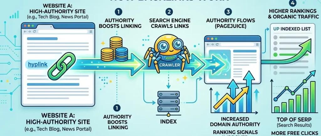 Detailed Breakdown of how Backlinks Drive Website Growth (Infographic Analysis)